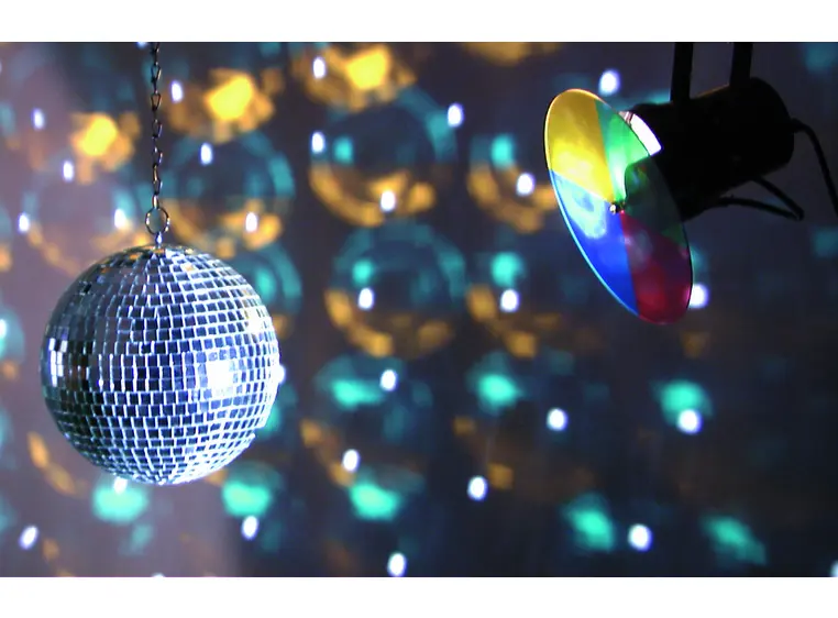 EUROLITE Mirror ball set 20cm with pinspot 